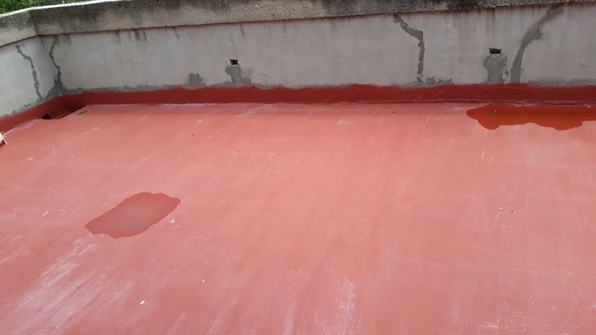 Terasa - polaganje hidroizolacione trake