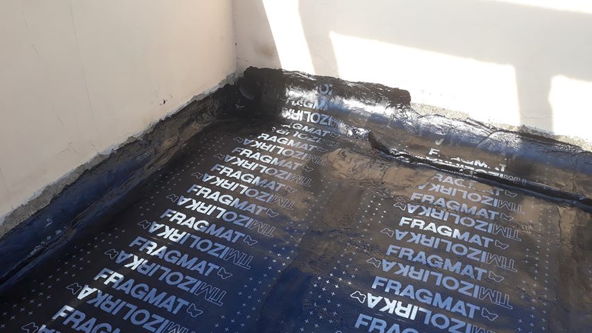 Terasa - završen sloj hidroizolacije