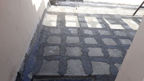 Terasa - premazivanje ivica