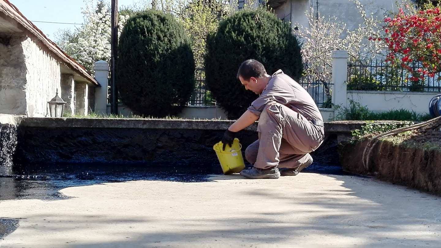 Rezervoar - nanošenje hidroizolacije